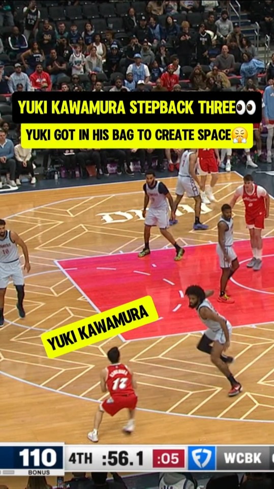 Yuki has a NASTY Stepback?