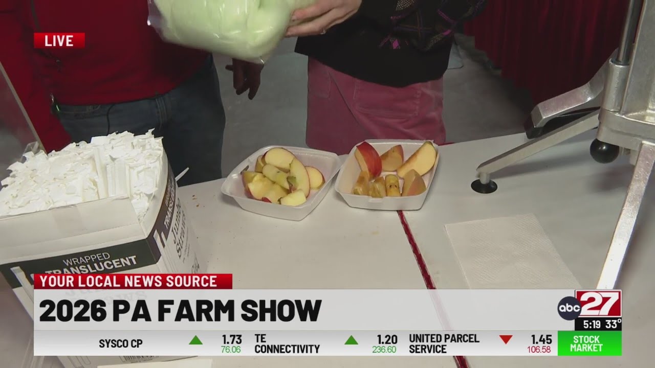 Apple stand at the 2026 PA Farm Show