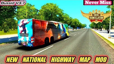 Map Mod Bussid 3.7.1 - National Highway Map Mod For Bus Simulator Indonesia || Bussid Mod ||