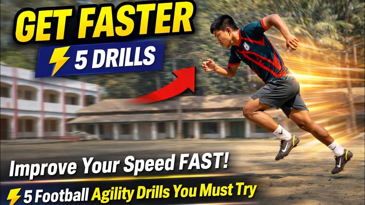 Improve Your Speed FAST! ⚡ 5 Football Speed & Agility Drills You Must ...