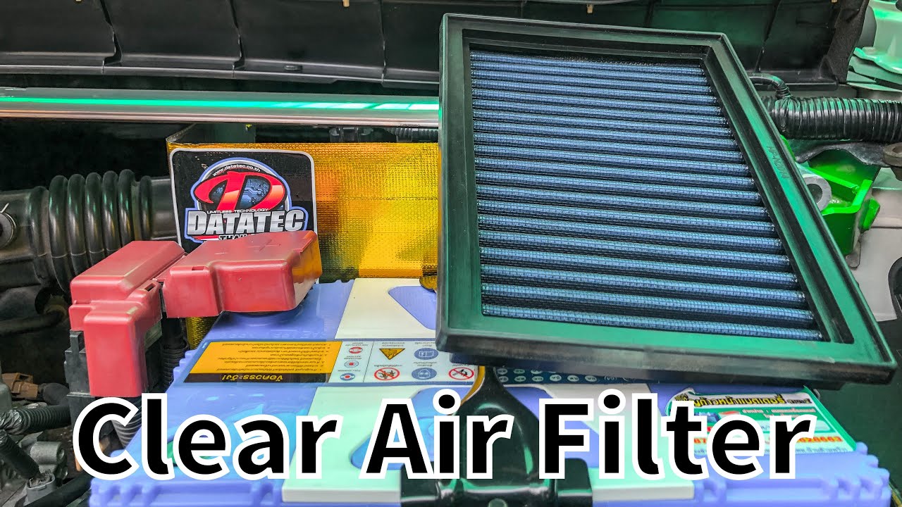Datatech Filter ล้าง กรองอากาศ Datatech By เสพยนต์ - YouTube