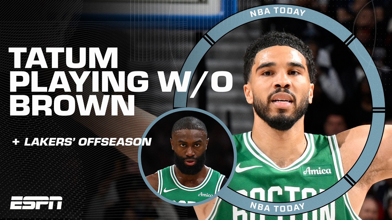 Brian Windhorst on how the Celtics will operate without Jaylen Brown | NBA Today