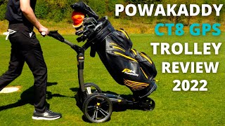 POWAKADDY CT8 GPS ELECTRIC TROLLEY REVIEW 2022 | ELECTRIC GOLF TROLLEY