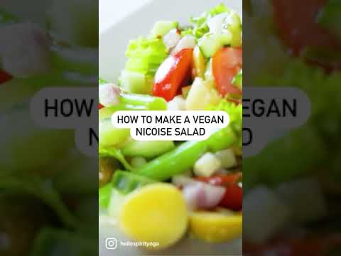 Easy Vegan Nicoise Salad #SHORTS | Hello Spirit Recipes