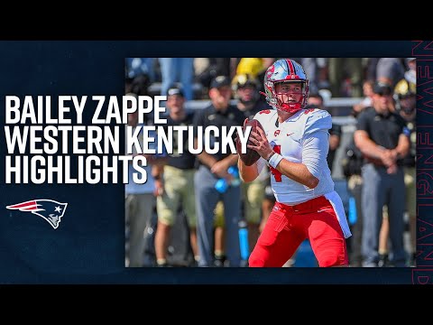 Bailey Zappe College Highlights, Western Kentucky, QB | New England Patriots 2022 NFL Draft Pick