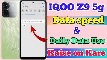 IQOO Z9 5g Daily Data Use And Data Speed Setting Kaise On Kare // How To Network Setting In IQOO Z9