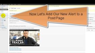 WP AlertBuddy Demo Video2