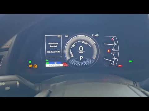 2019 - 2024 Lexus UX250h oil light maintenance reset
