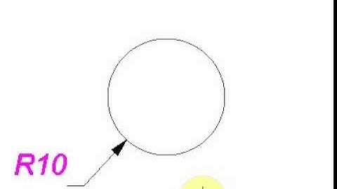 Draft it - Radial dimension