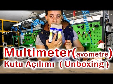 15 Liralık Dijital Multimeter Avometre Kutu Açılımı İnceleme İlk İzlenim