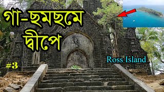 এই দ্বীপে চলার মতো রাস্তা থাকলেও হাঁটার মতো  লোক নেই । Ross Island | Andaman-part -3