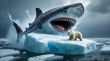 "A polar bear cub was swallowed by a whale shark and was successfully rescued alive." #animalrescue