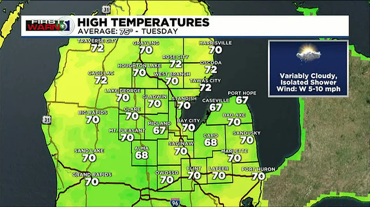 First Warn 5: Tuesday afternoon, Sept. 13