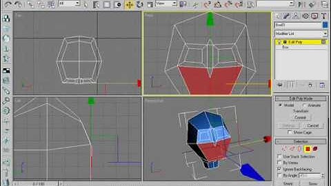 The3Dultitmate.com 3D Studio Max Modeling AN ALIEN HEAD PART "A"  IN 3DS MAX FOR XNA GAMES