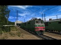 Запуск ВЛ10-541 , Trainz 12.