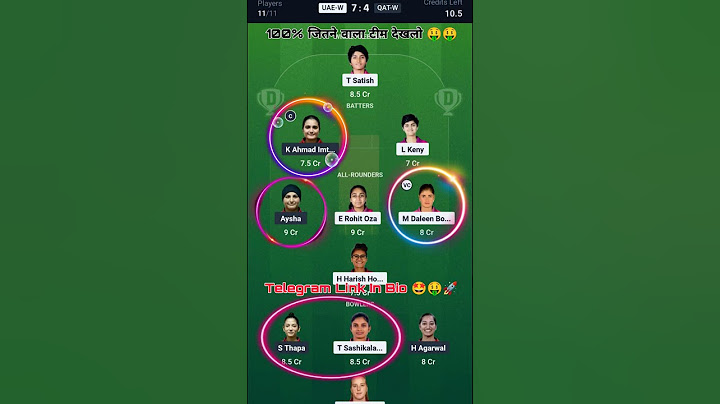 UAE-W Vs QAT-W Dream 11 || UAE-W Vs QAT-W Dream 11 Prediction |UAE-W Vs QAT-W #shorts #dream11winner