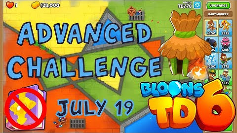 Bloons TD 6 Advanced Challenge | Can You Deal With Regrow? | No MK No Powers Used | July 19 2022