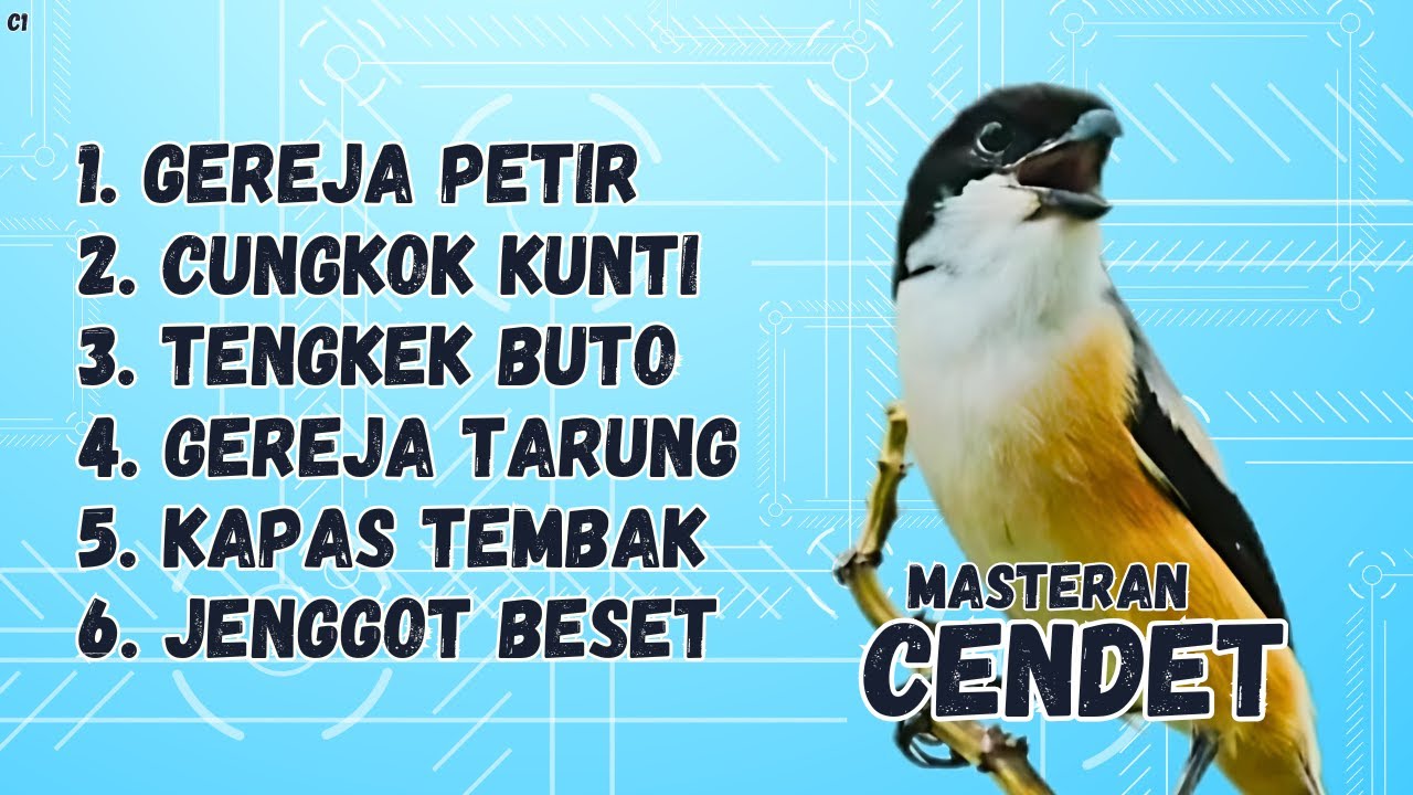 MASTERAN CENDET GEREJA PETIR, CUNGKOK KUNTI, TENGKEK BUTO, GEREJA TARUNG, KAPAS TEMBAK , JENGGOT