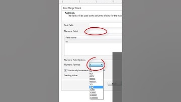 Cách để in số nhảy trong corel
