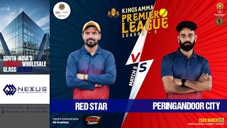 DAY 01 || MATCH 05 || RED STAR VS PERINGANDOOR || KINGS AMMA PREMIER LEAGUE SEASON 3 screenshot 4