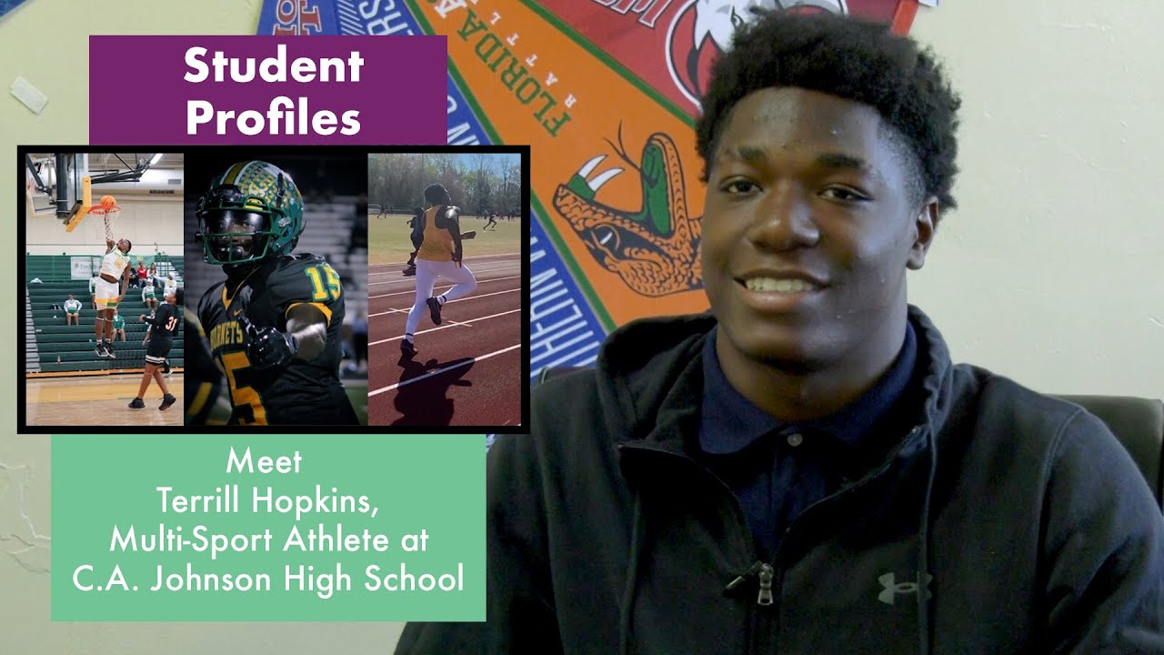Student Profiles Terrill Hopkins, MultiSport Athlete of C.A. Johnson