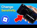 The Only Way To Change Sensitivity In Roblox Mobile