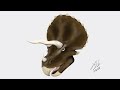 Krita Digital Painting - Triceratops