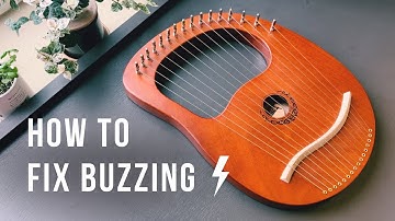How to Fix a Buzzing String (Lyre Harp)