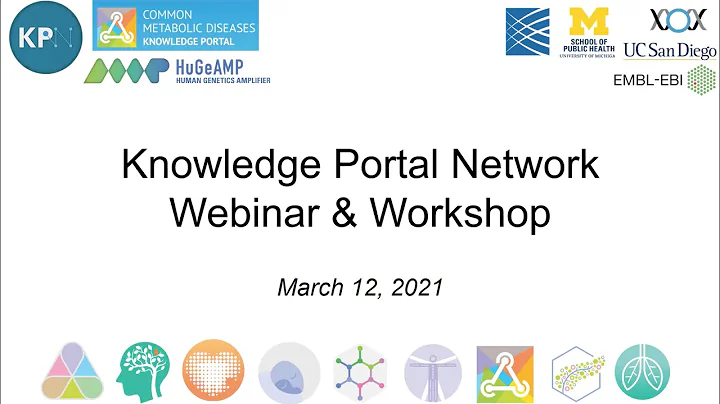 Knowledge Portal Webinar & Workshop: the Human Genetic Evidence Calculator