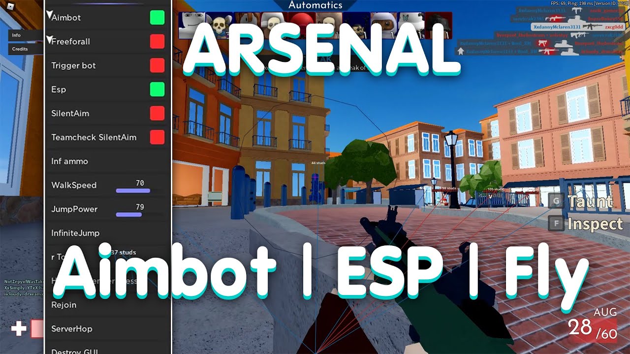 Roblox esp script. Arsenal [ESP,Aimbot] для Roblox. Script Aimbot for Arsenal.