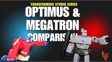 Transformers Studio Series 86 Megatron & Optimus Prime Comparison Video