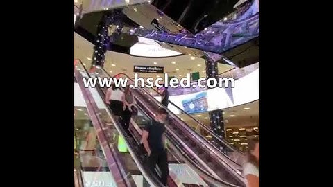 Curved Flexible LED Video Panel for Shopping Mall