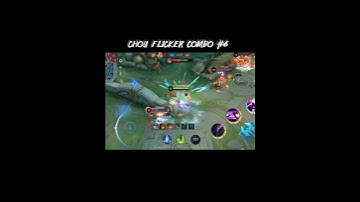 Chou Flicker Combo 6 Freestyle/Immune ~ MLBB #choufreestyle #chou #mobilelegends #mlbb #ml