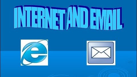 Chapter - 8 Internet and Email