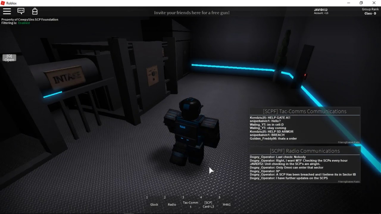 Security At Area 47 Scp 2 Youtube - scp mtf units armour scp roblox