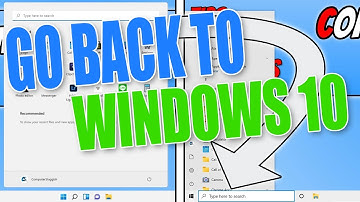 Go Back To Windows 10 From Windows 11