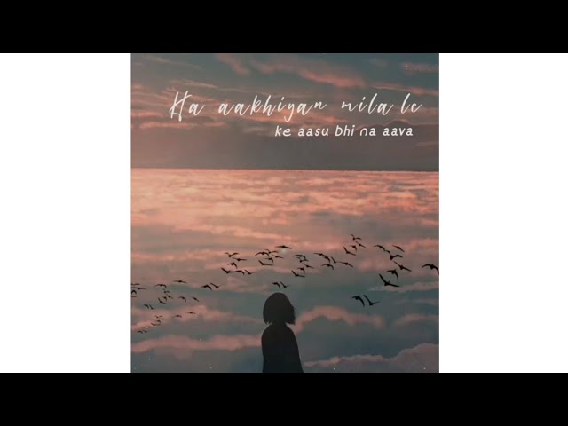 Akhiyan | Mitraz | WhatsApp Status | Lyrics Video | New Hindi Song | Mitraz Song Status | JOY EDITZ class=