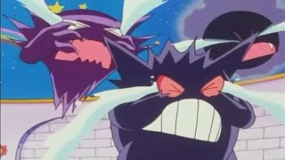 Gastly, Haunter, and Gengar's crying scenes
