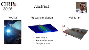 CIRPe2016-Finite element modelling of Wire Arc Additive Manufacturing process