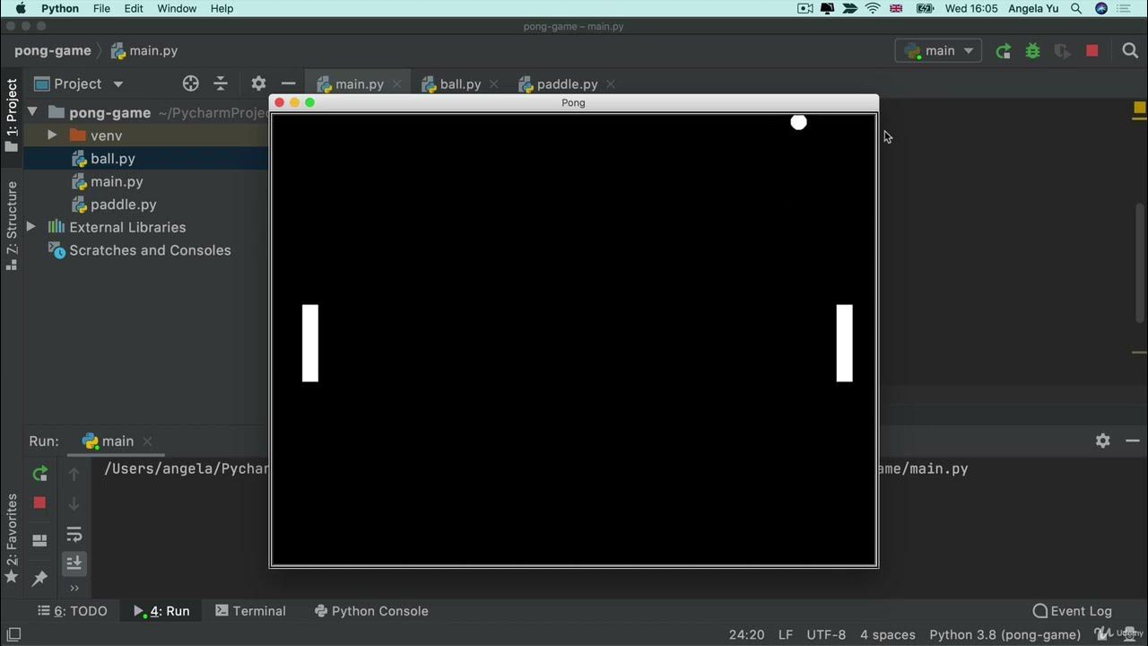 Write the Ball Class and Make the Ball Move | 100 Days of Code: The ...