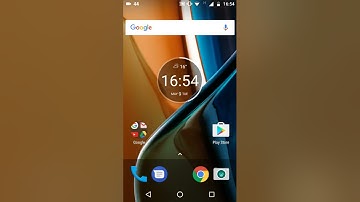 Moto G5/G5 Plus Launcher / ClockWeather widget on Moto G4/G4 Plus