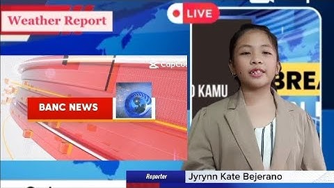 Vlog #4: Weather Forecast | Weather Report Presentation | Performance Task in Science