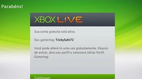 Como faço para me cadastrar no Xbox Live?
