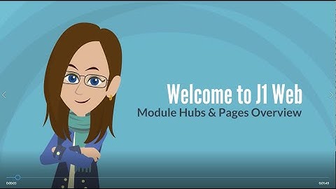 J1 Web - Standard Features: Module Hubs and Pages