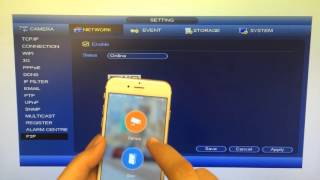 CAMX CCTV DVR/Smartphone P2P Function
