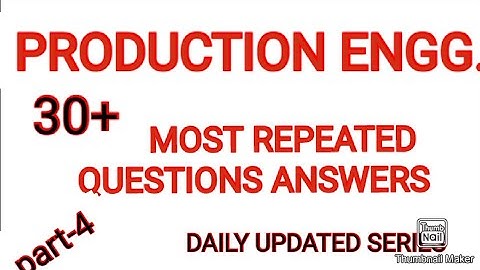 production mcq questions | production objective questions |