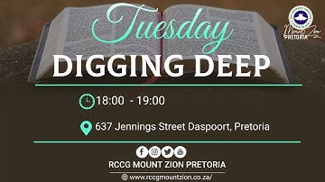 DIGGING DEEP || THE POWER OF GOD || 22-11-2022