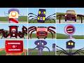 Monster Battle: CHOO CHOO CHARLES, TRAIN EATER,NEW CAR EATER, BUS EATER, HOUSE HEAD, MEGAHORN GMOD 3