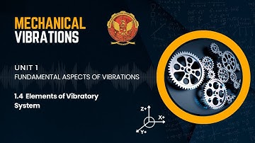1.4 Elements of vibratory system | ME502 |