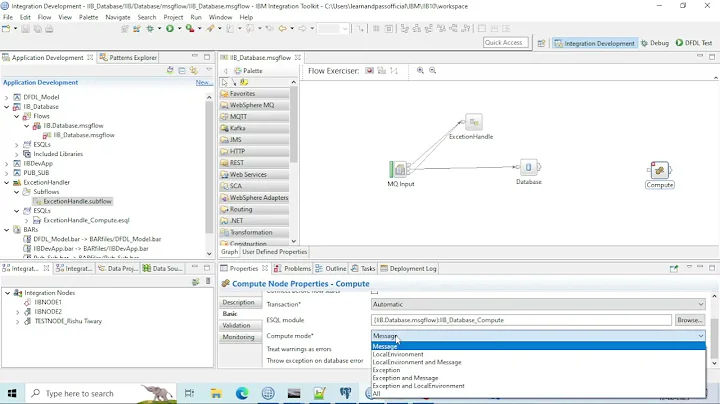 Database Node |IBM Integration Bus(IIB/ACE) #iib #esql #appconnect #ibm #middleware #acev12
